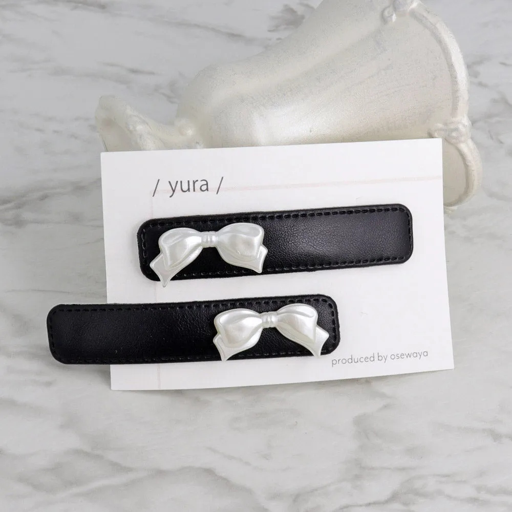 Bowknot Rectangular Snap Clip