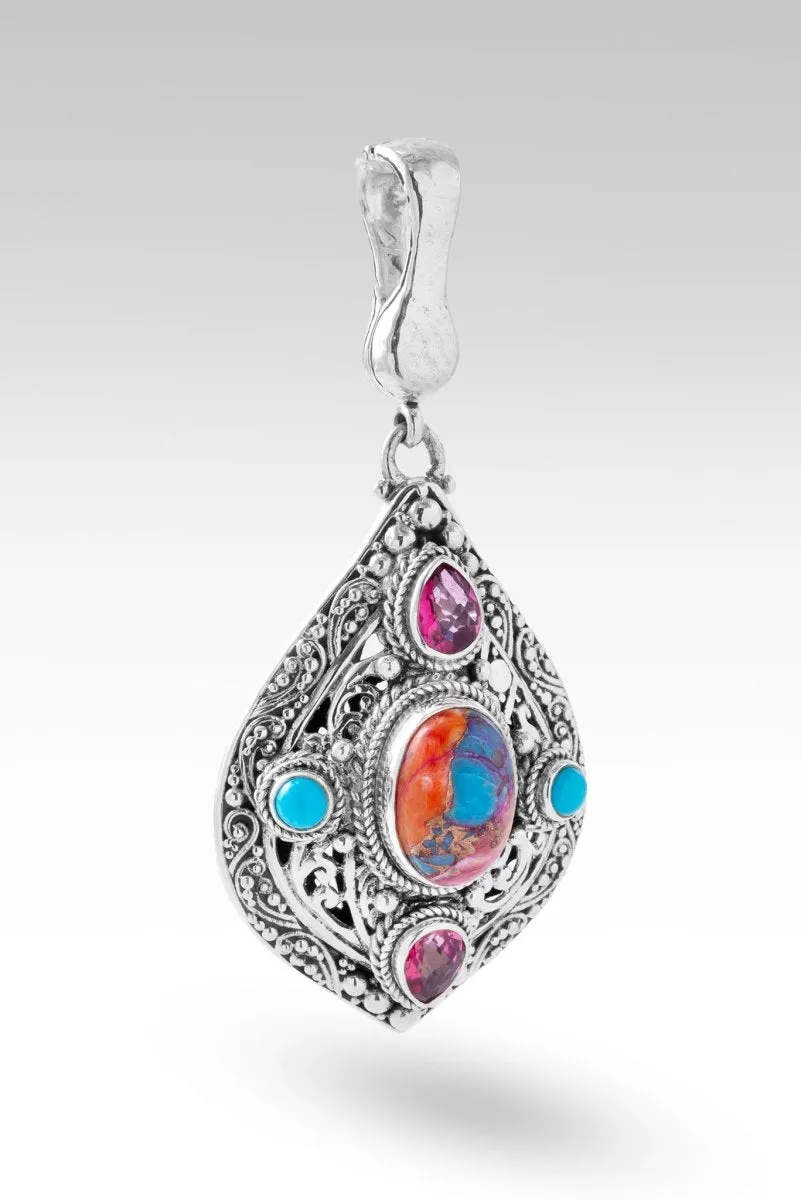 Bring About Peace Pendant™ in Sweetart Kingman Turquoise