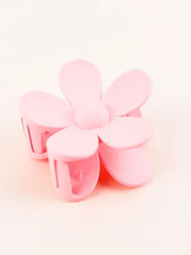 Bubblegum Flower Claw Clip