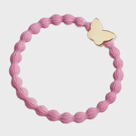 By Eloise Bangle Band | Gold Butterfly | Rose Pink