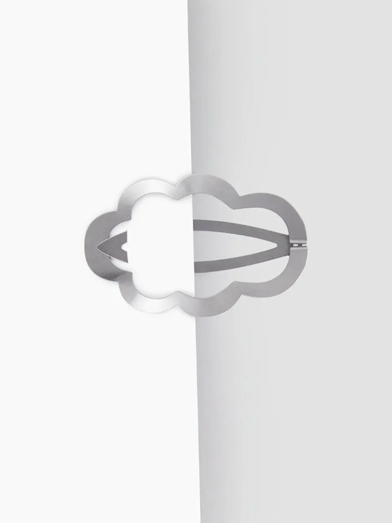 Camille hair-clip, silver