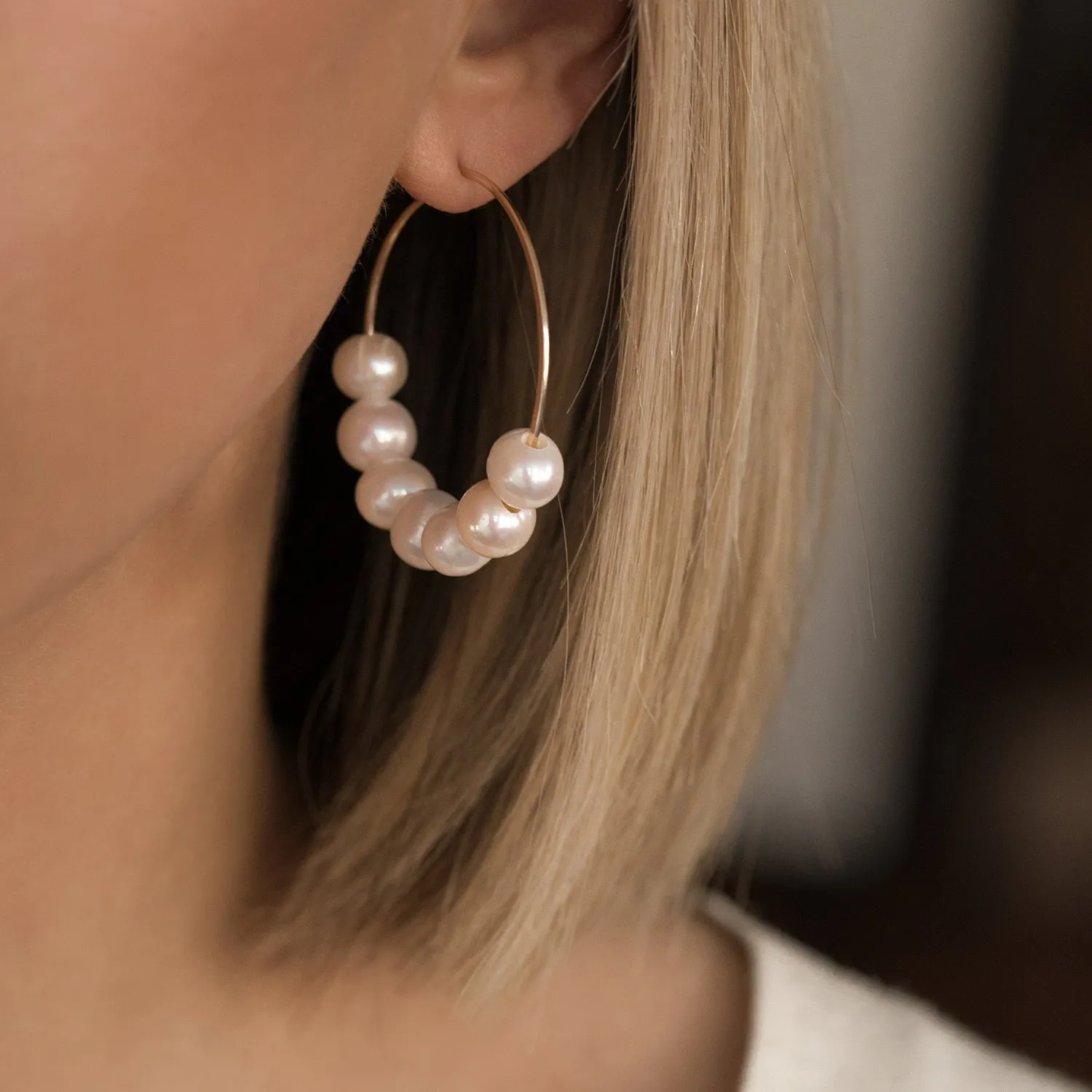 Cannes Hoops | Pearl