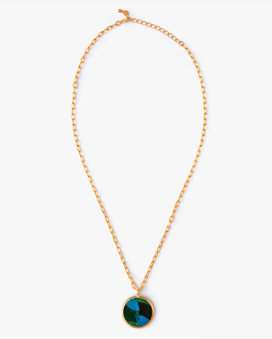 Carousel Circular Pendant Necklace