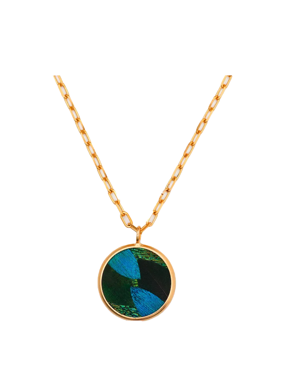 Carousel Circular Pendant Necklace