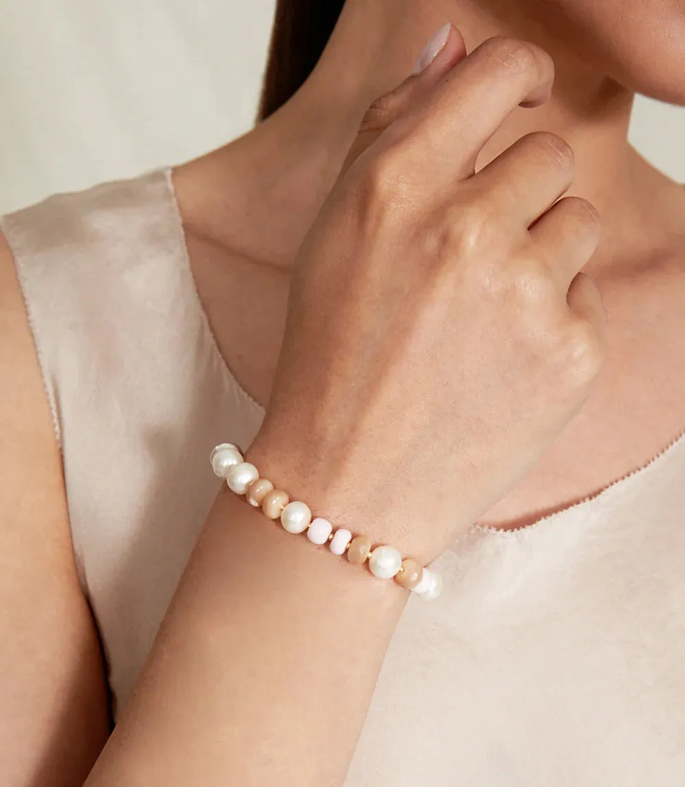 Chan Luu Pink Opal Beaded Bracelet
