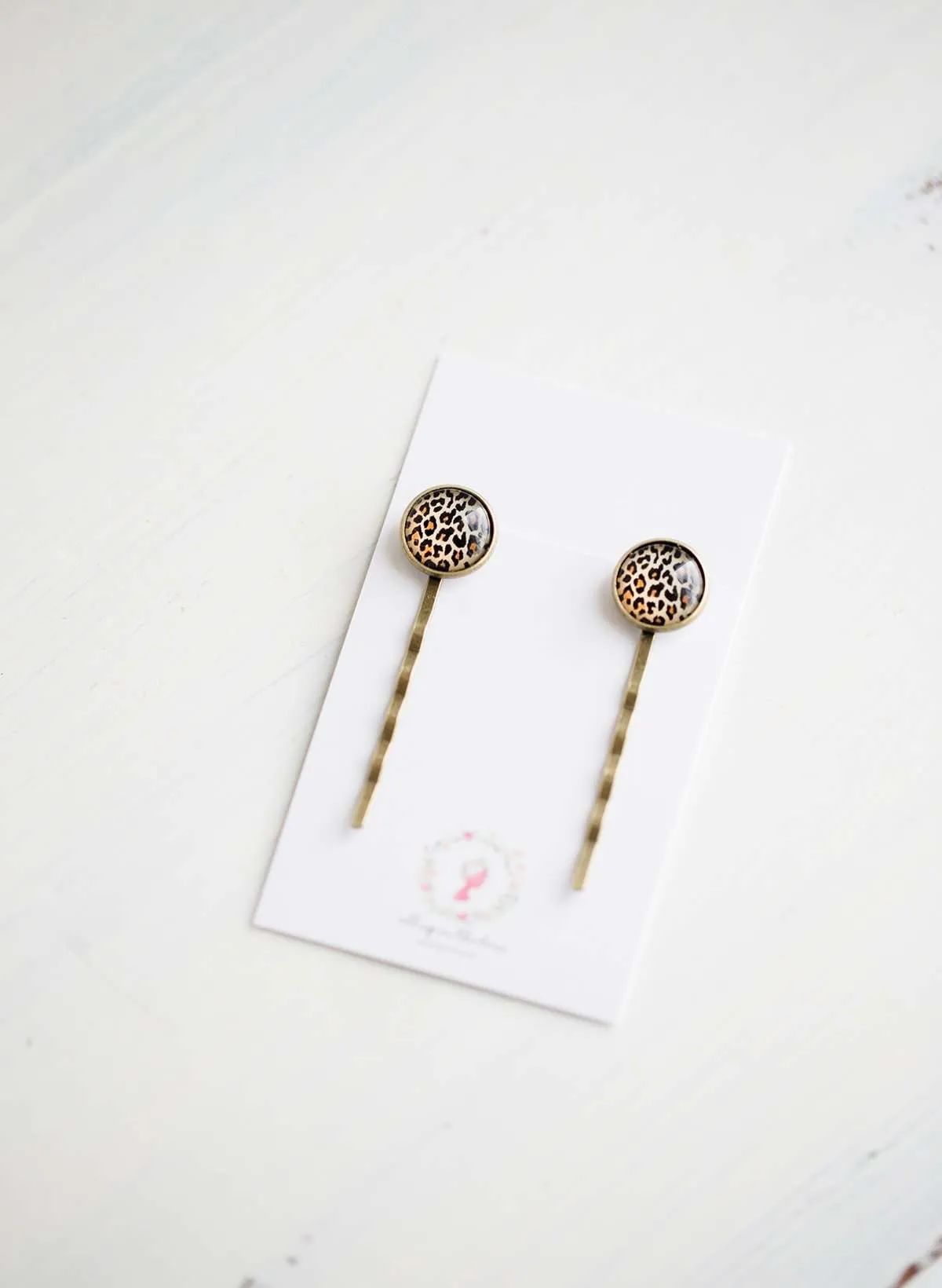 Cheetah Bobby Pins - FINAL SALE
