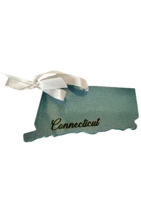 Connecticut Metal Ornament