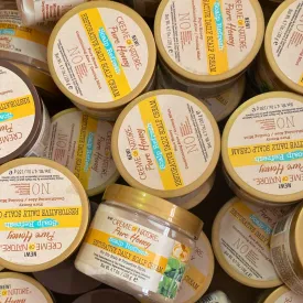 Creme Of Nature Pure Honey Scalp Refresh Restorative Daily Scalp Cream For Dry Scalp & Protective Styles 4.7OZ (50 Pcs Lot)