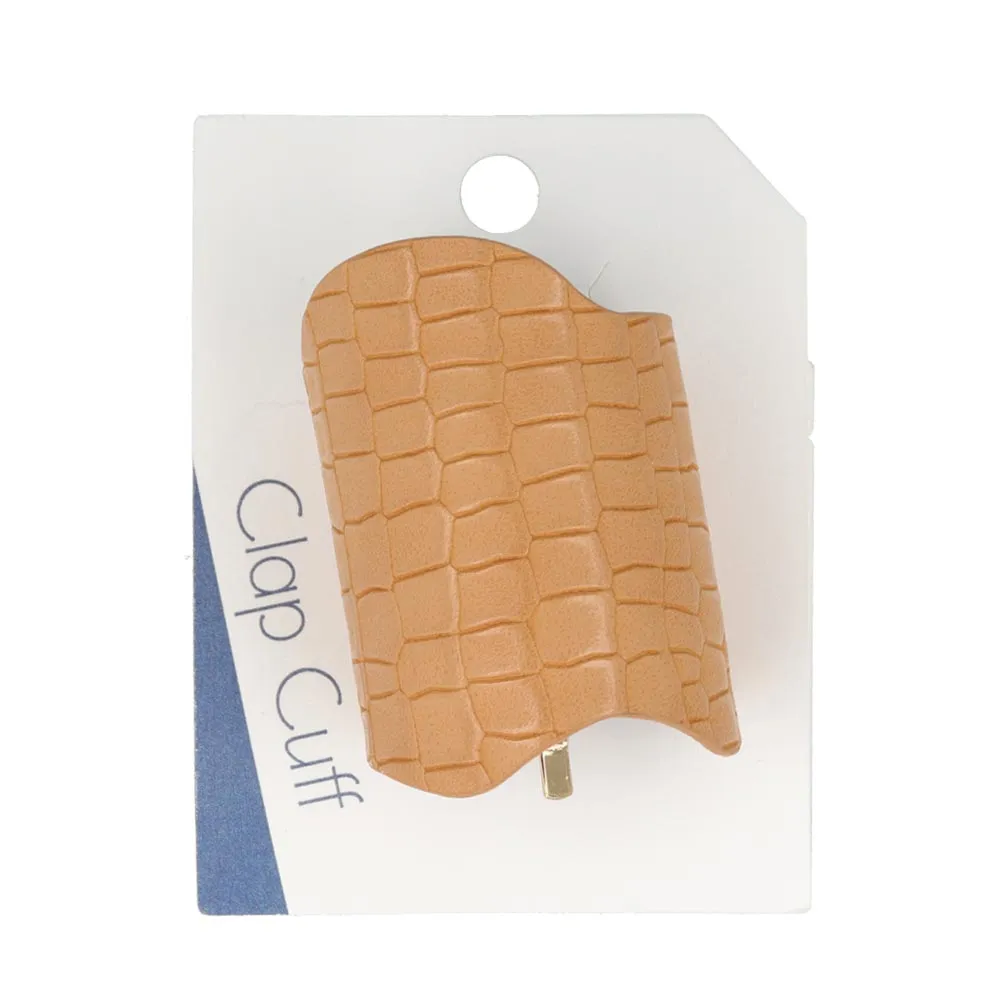 Crocodile Detail Ponytail Cuff