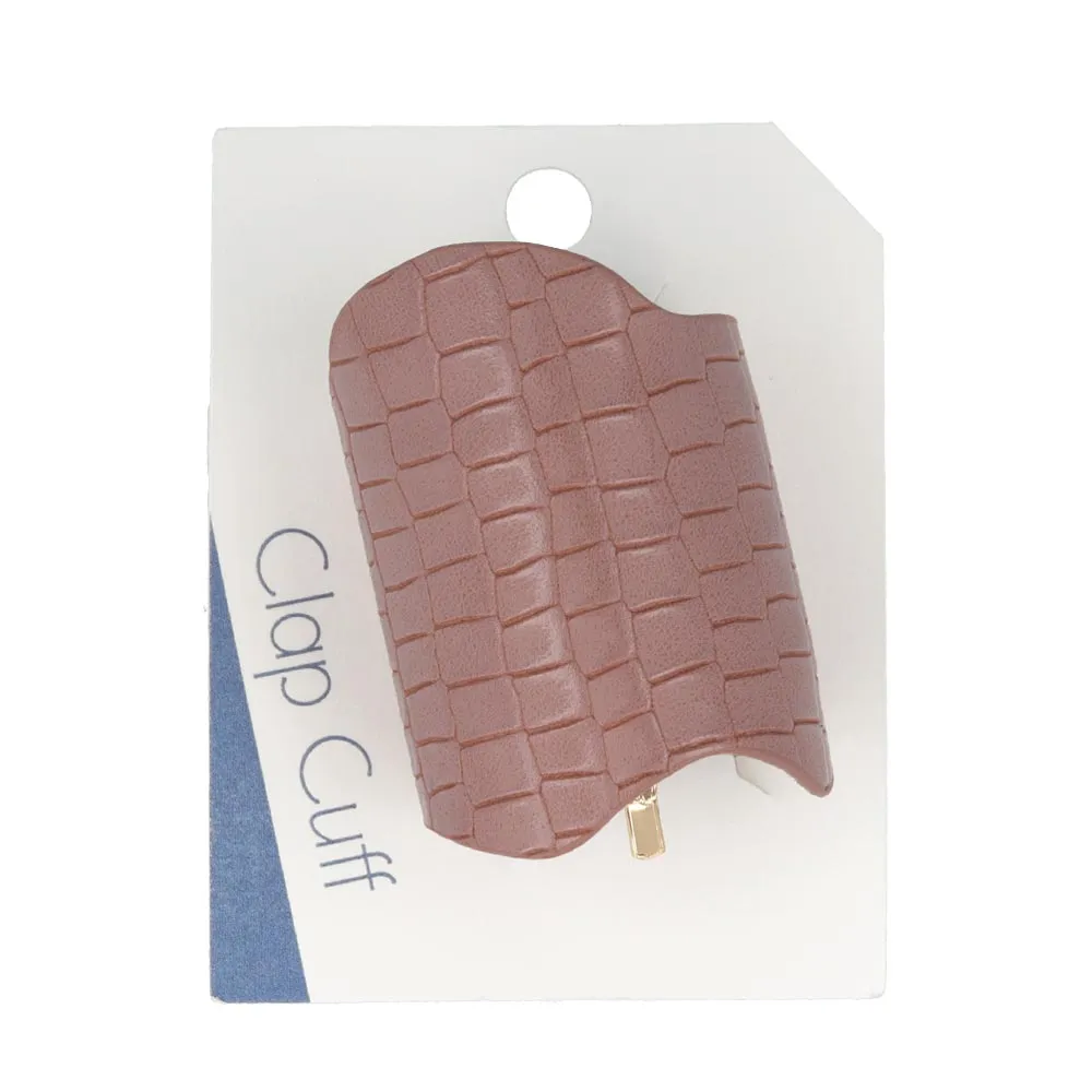 Crocodile Detail Ponytail Cuff