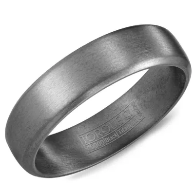 Crown Ring - Torque - Tantalum Men's Wedding Band TA-001-6M