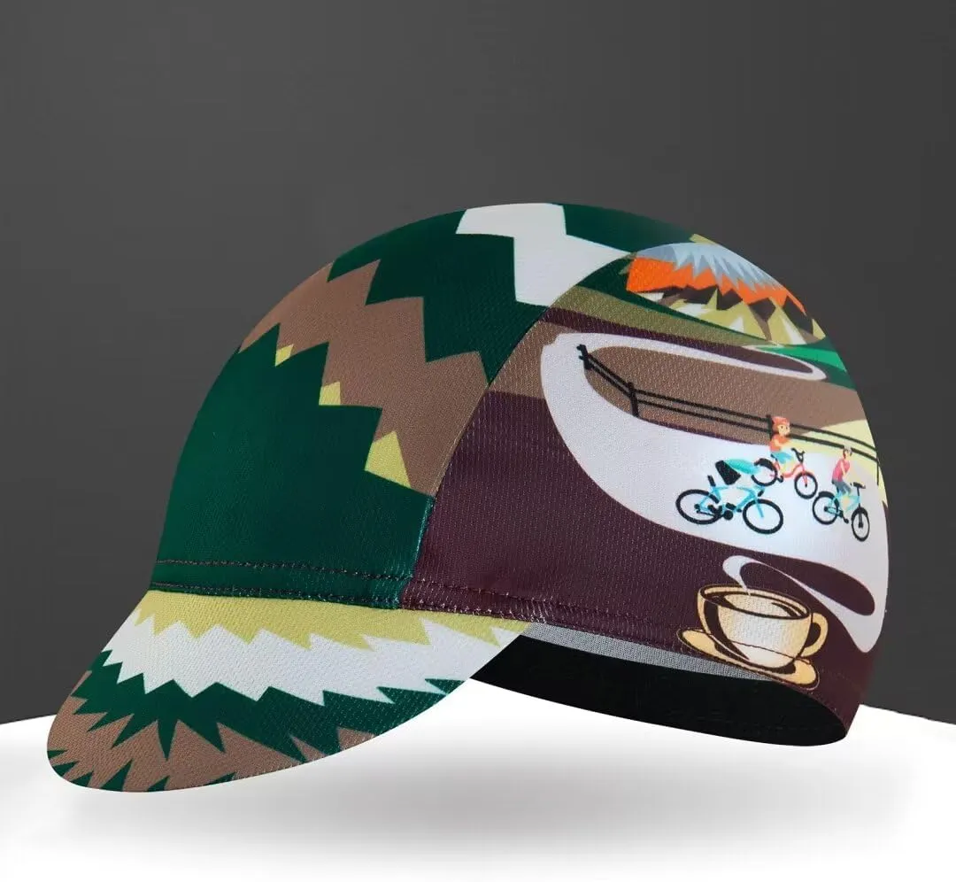 Cycling Cap for Man and Woman Cycling Hat Under Helmet-Polyester Breathable Sweat Absorbent