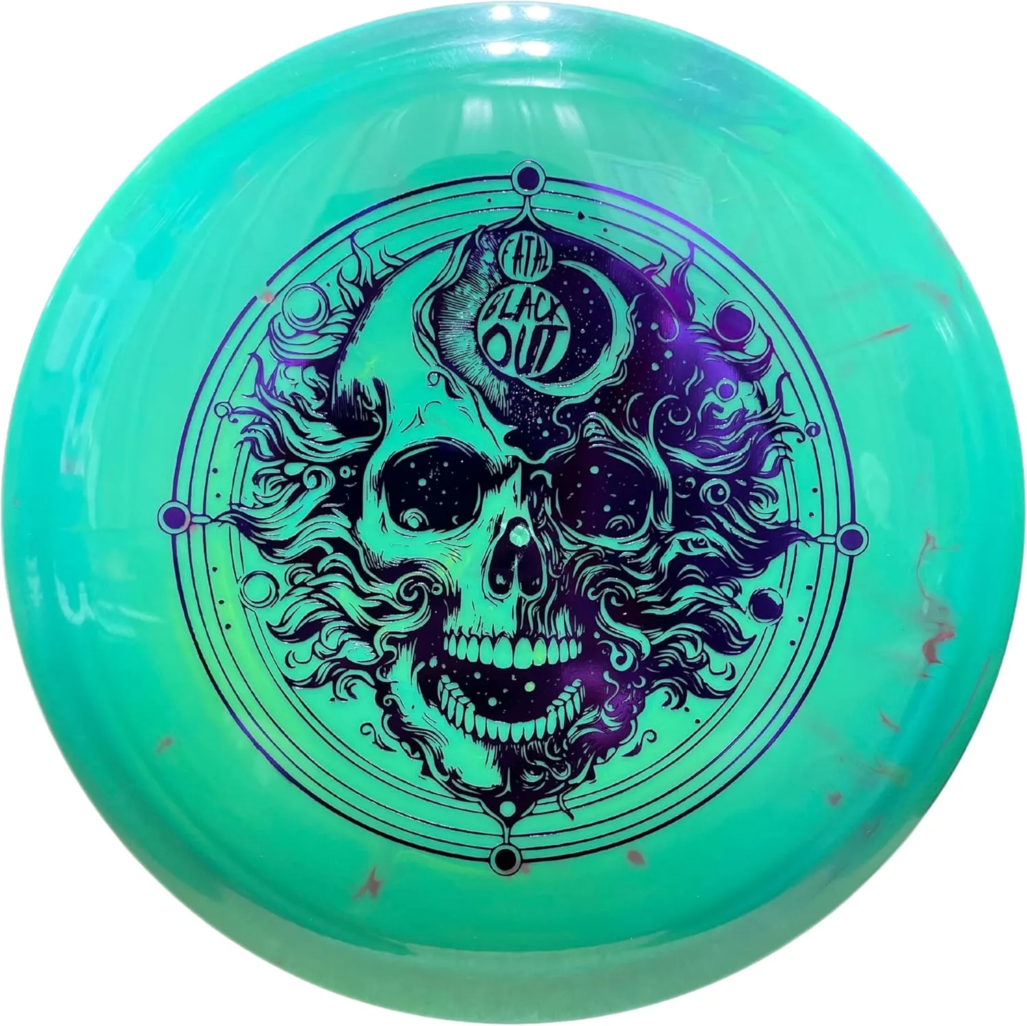 DOOMSDAY DISCS Blackout Disc Golf Fairway Driver | Precision Control with Ease | Firm Premium Plastic