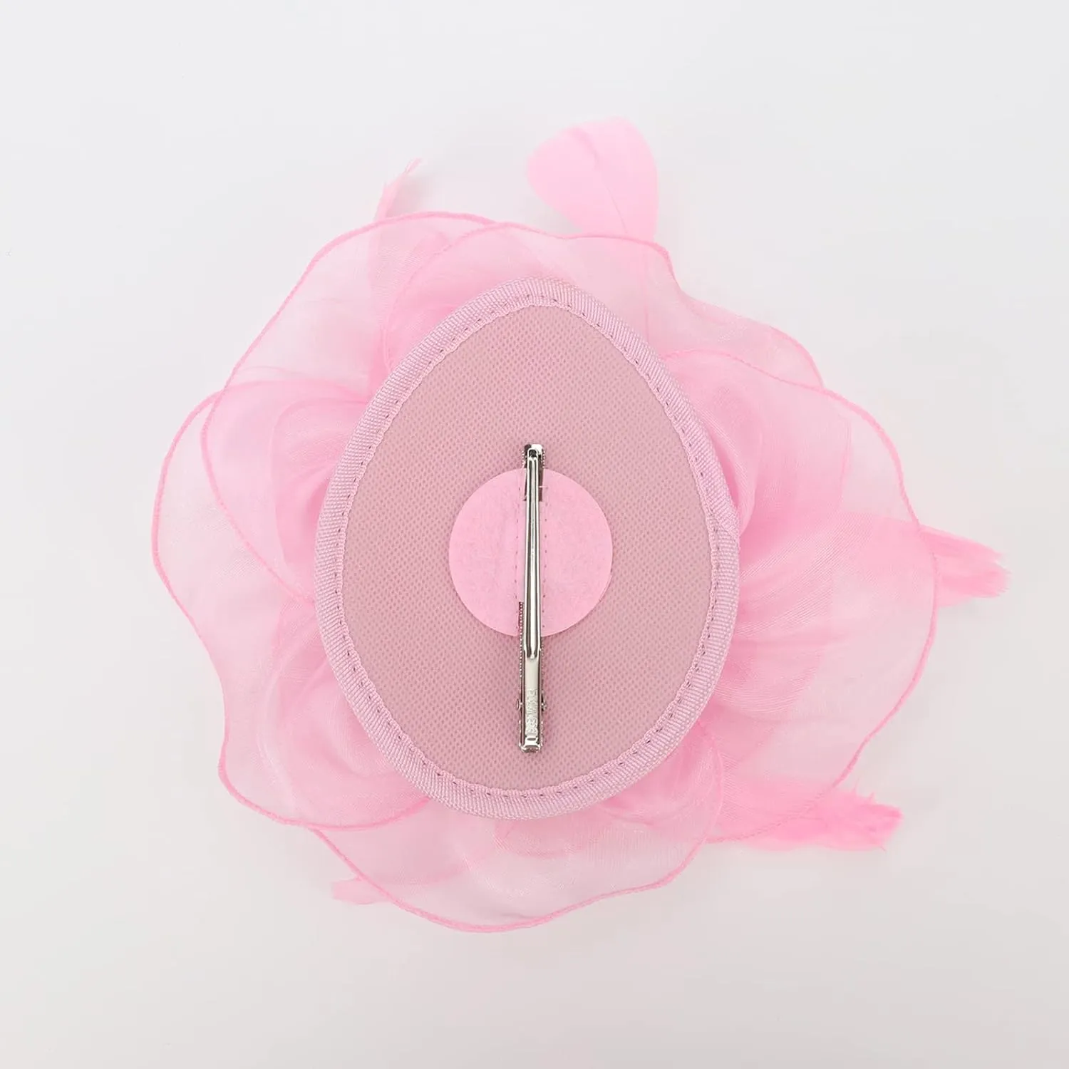 DRESHOW Fascinators Hat Tea Party Headwear Ribbons Feathers on a Headband and a Clip for Girls and Women