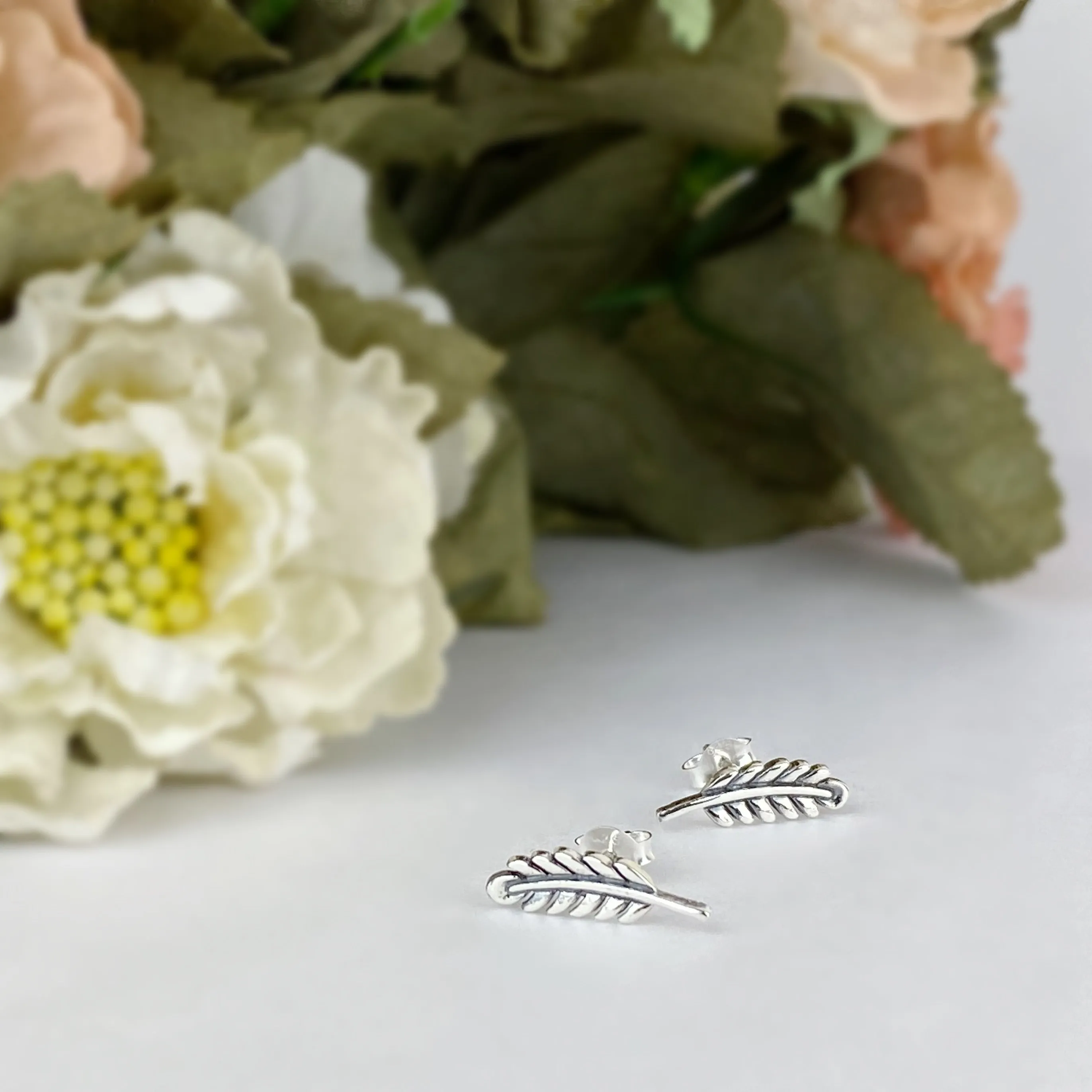 Feather Frond Earrings - VE548