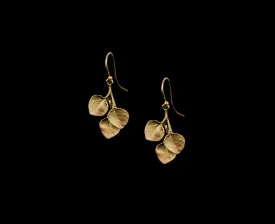Fine Survivor Tree Leaf Earrings