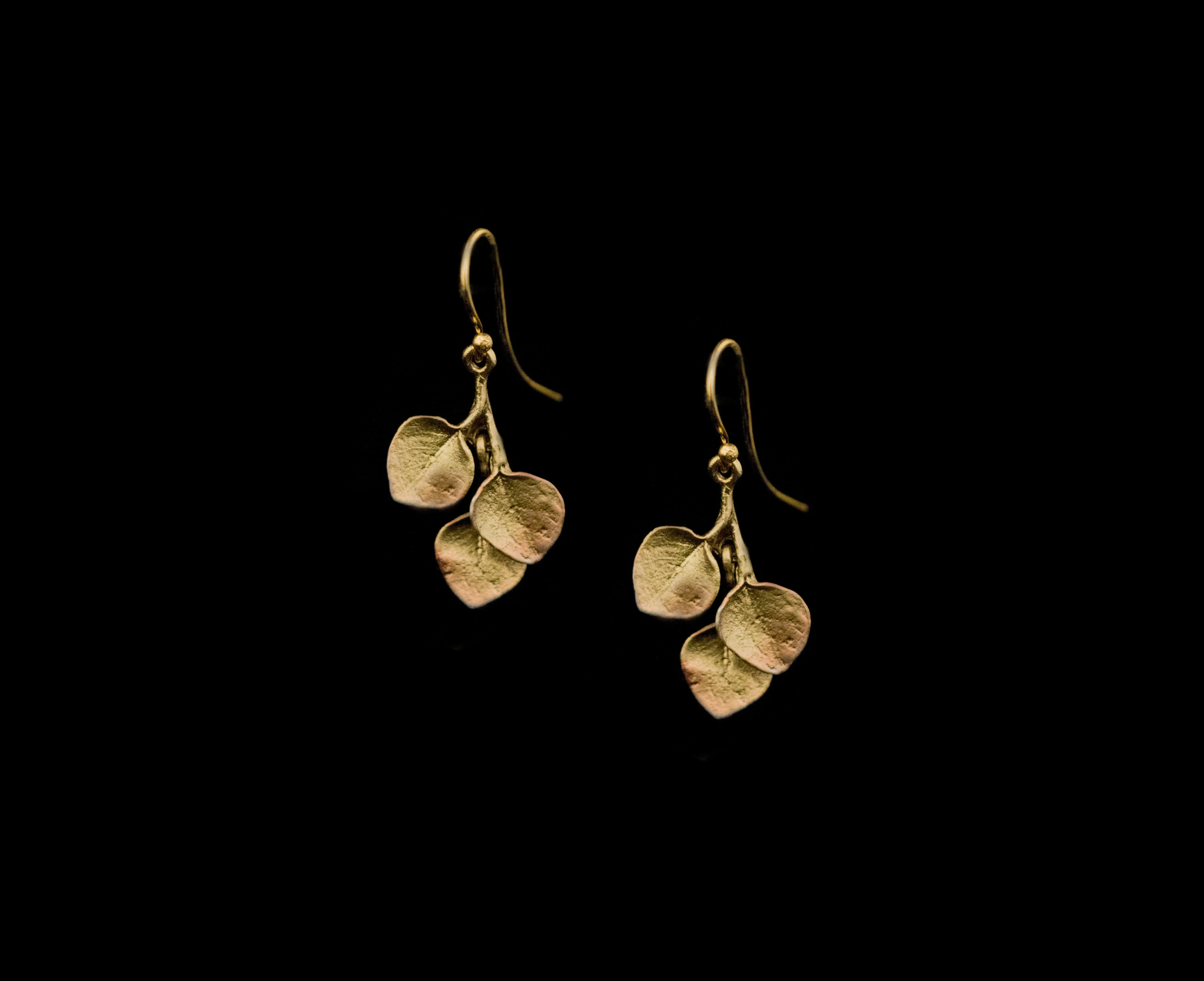 Fine Survivor Tree Leaf Earrings