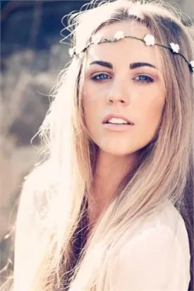 Flower Crown With Tiny Roses Pink Blue White Or Mocha Available Small Flowers Floral Head Hair Wreath