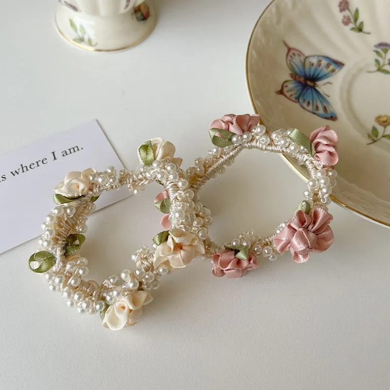 Flower dance hair crunchy