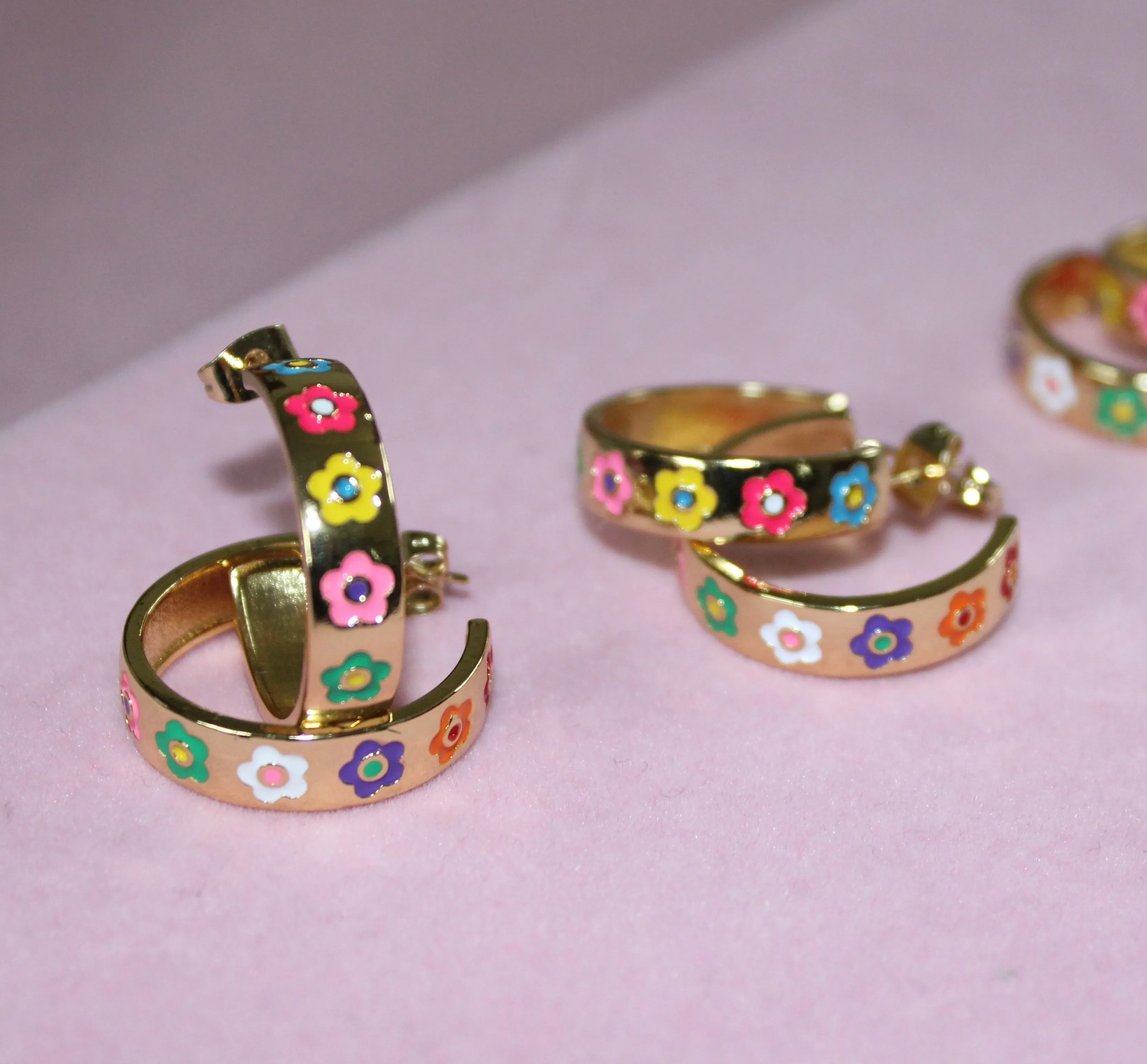 Flower Hoops