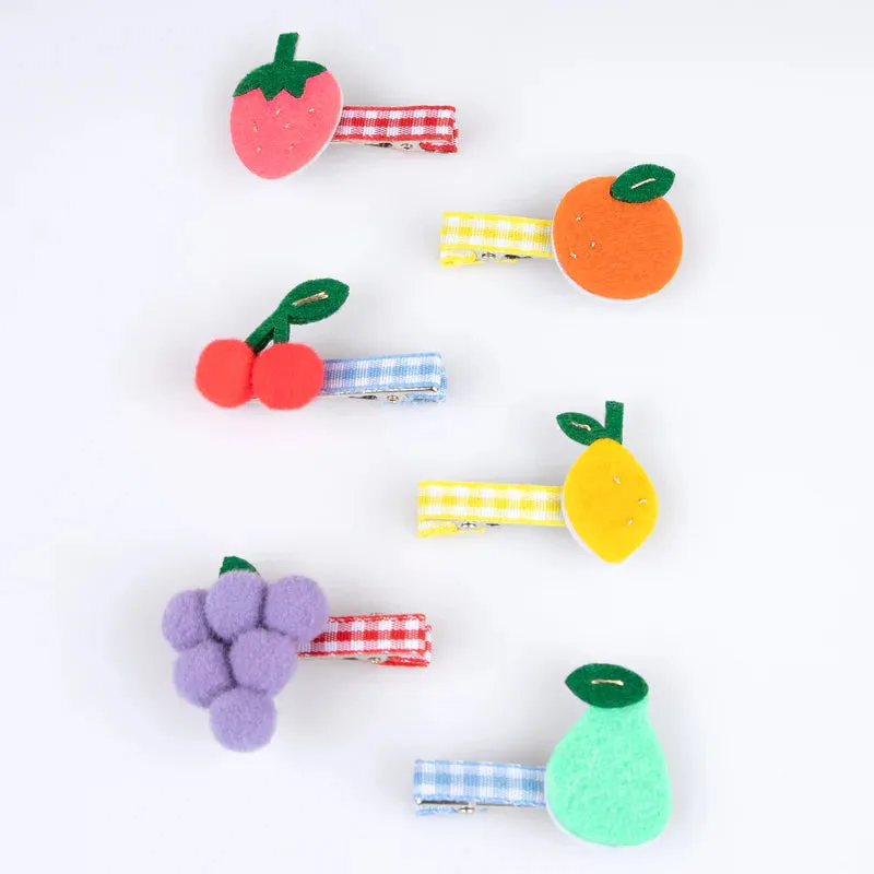Fruit Hair Clips - 6