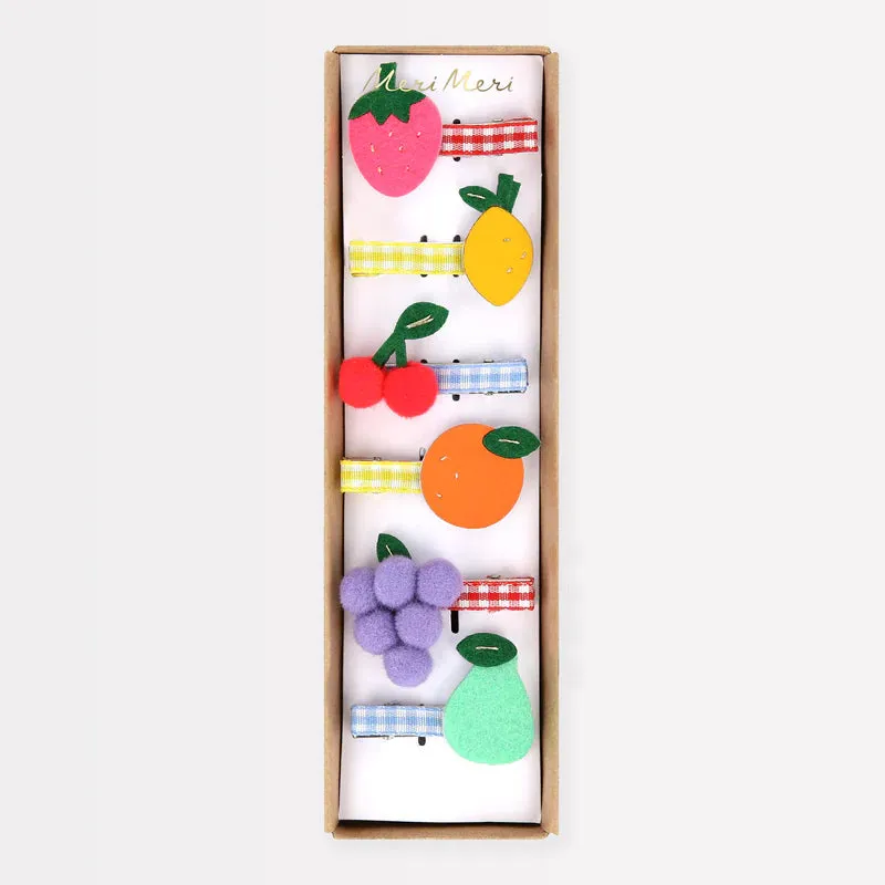 Fruit Hair Clips - 6