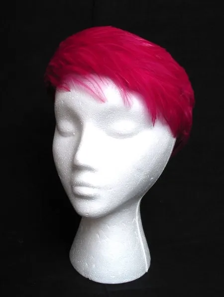 Fuchsia Feather Pillbox