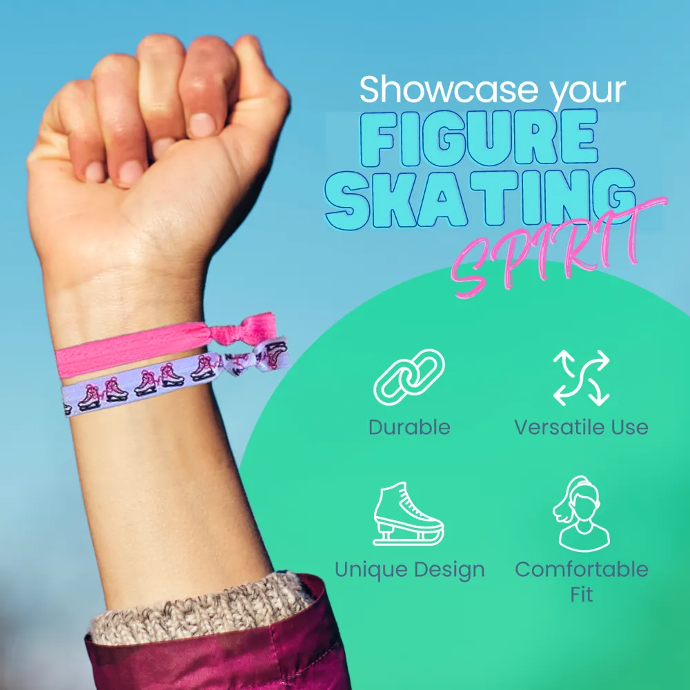 Girls Figure Skating Hair Ties Set