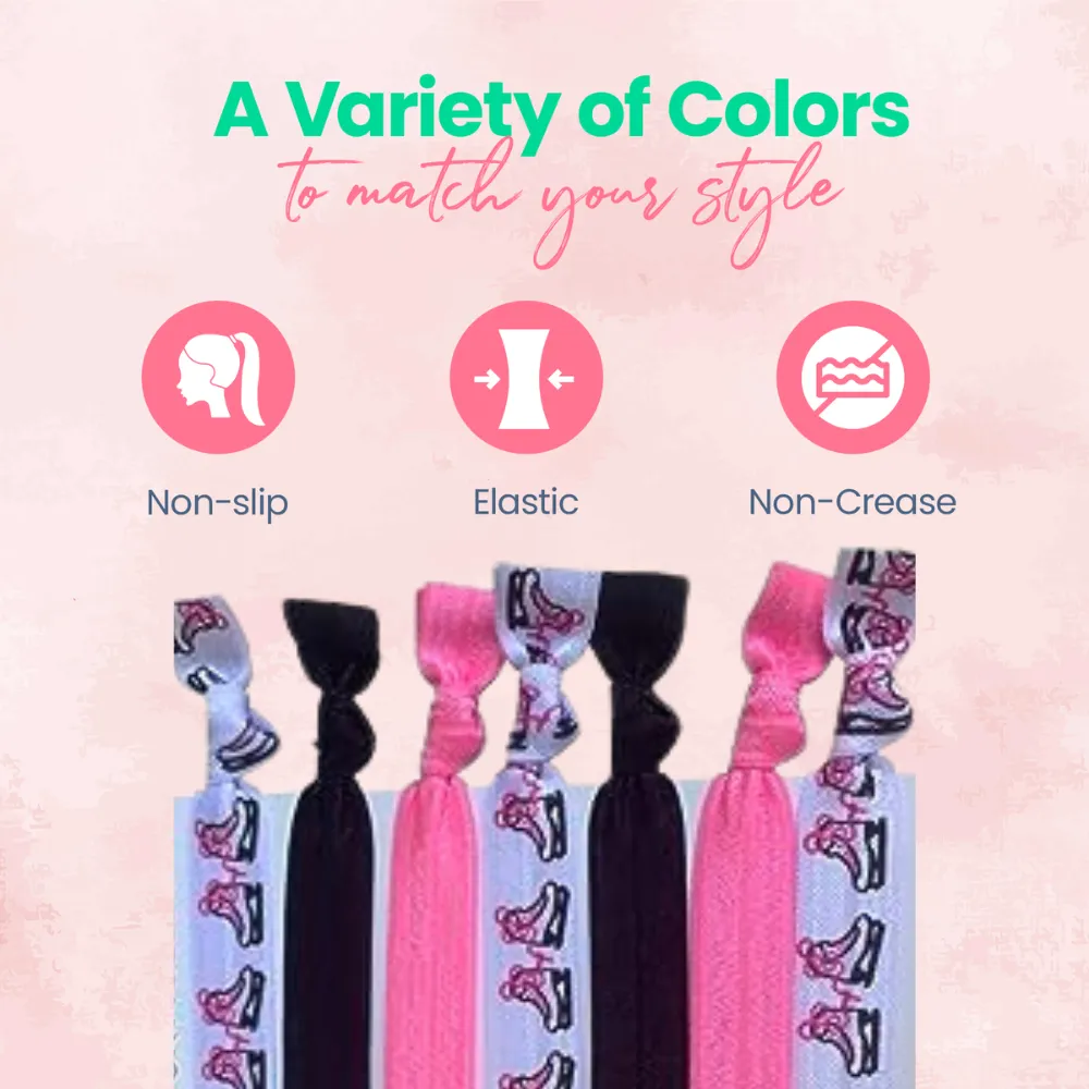 Girls Figure Skating Hair Ties Set