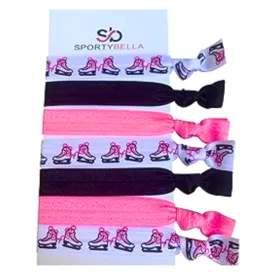 Girls Figure Skating Hair Ties Set
