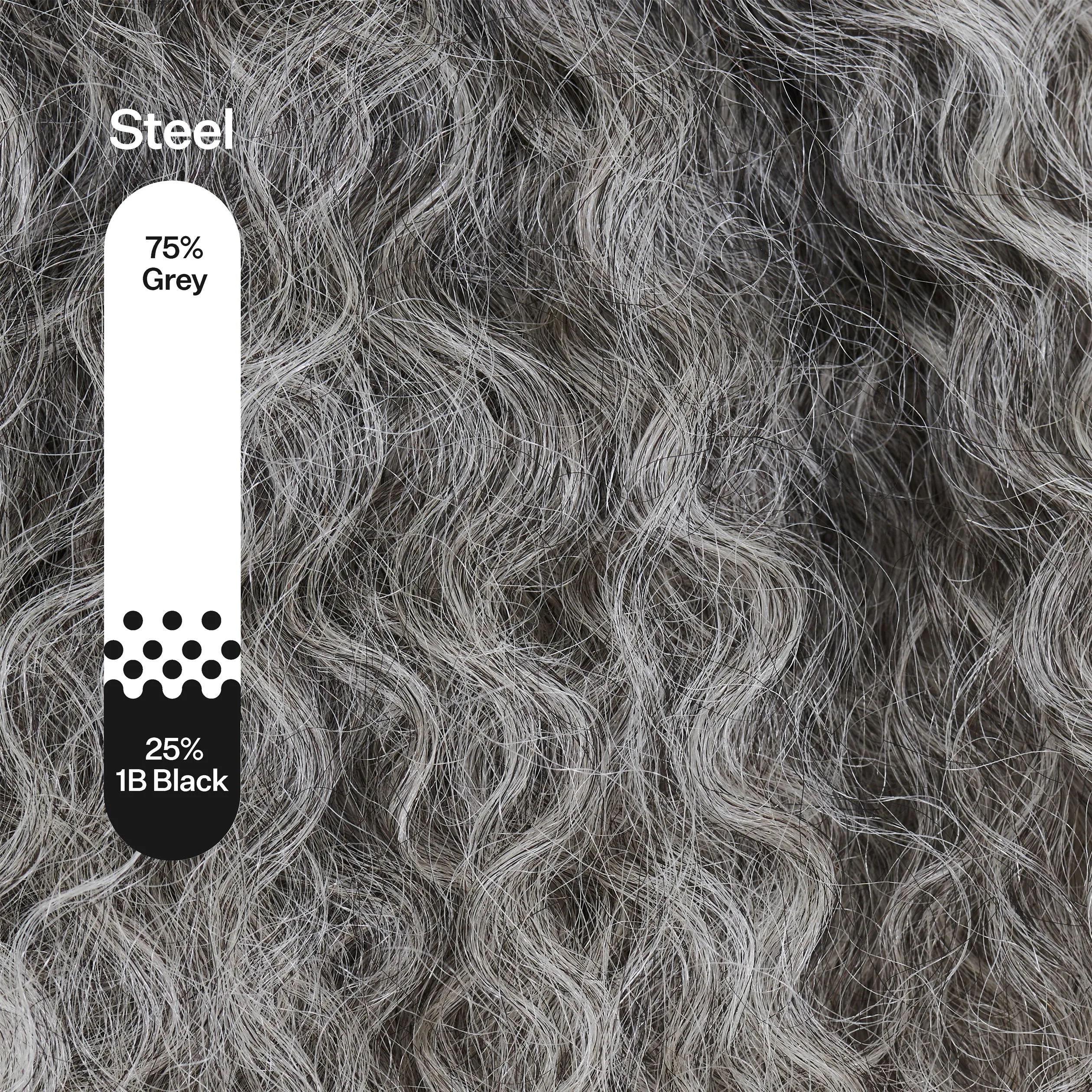 GreyScale Spring Fling Ponytail