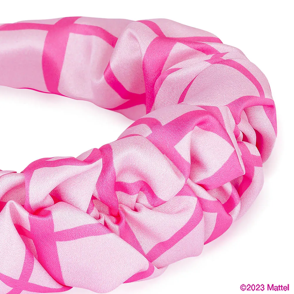 Hair Drama Co HDC x Barbie Satin Ruffle Hair Band - Shades of Pink