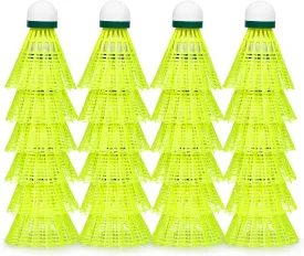 HIRALIY Badminton Birdies,Nylon Badminton Shuttlecocks with Stability Durability for Baseball Batting Practice Training,High Speed Birdie Balls for Backyards Indoor Outdoor Sports Activities