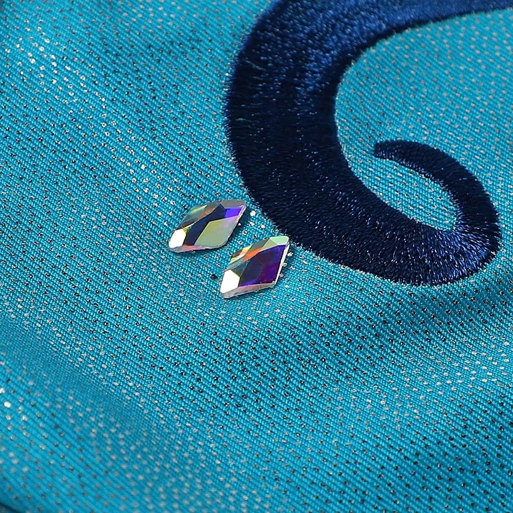 HOZIY Leotards for Girls Gymnastics Kids Children Biketard Snowflake Ribbon Blue Purple Hot Pink Sparkle