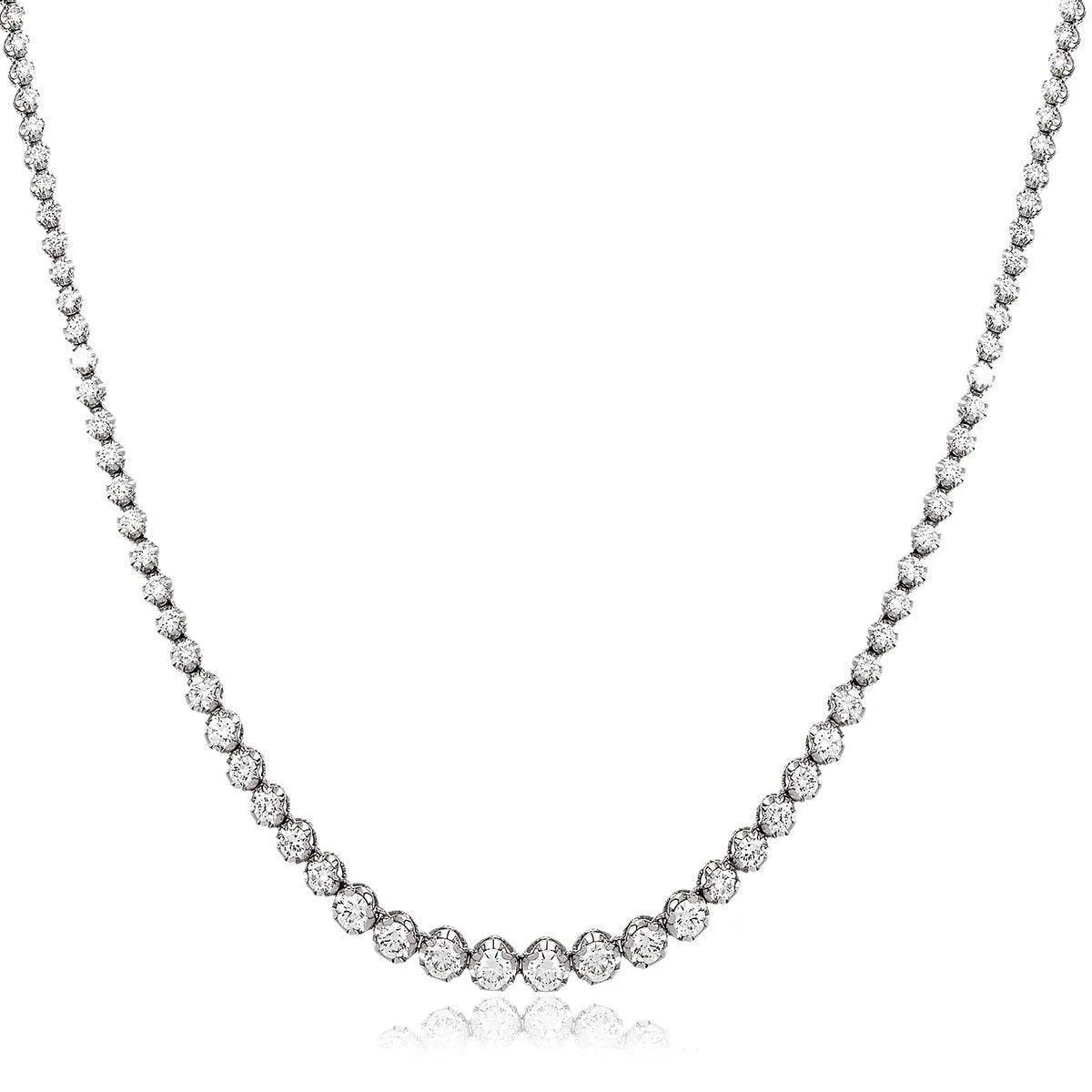 Illusion Set Diamond Necklace