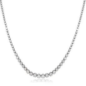 Illusion Set Diamond Necklace