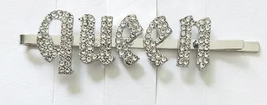 IN STOCK BLING HAIR PINS - GIRLY FONT