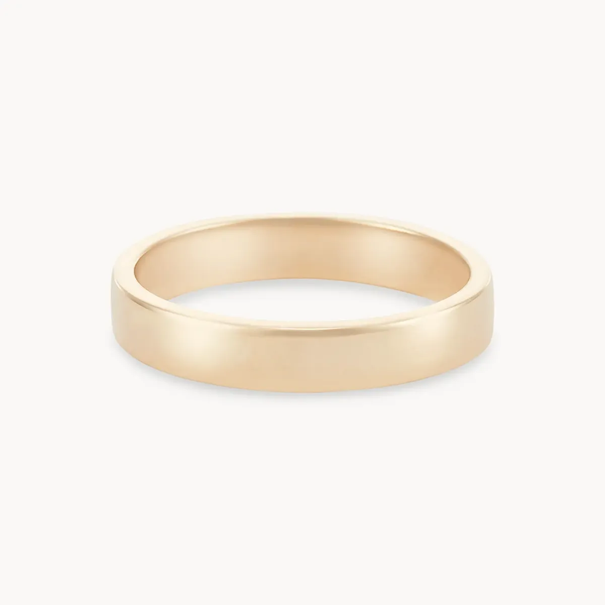 infinity love wedding band set of 2 polished - 14k yellow gold