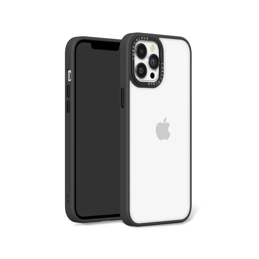 iPhone 12 Pro Max Jet Black Clear Phone Case