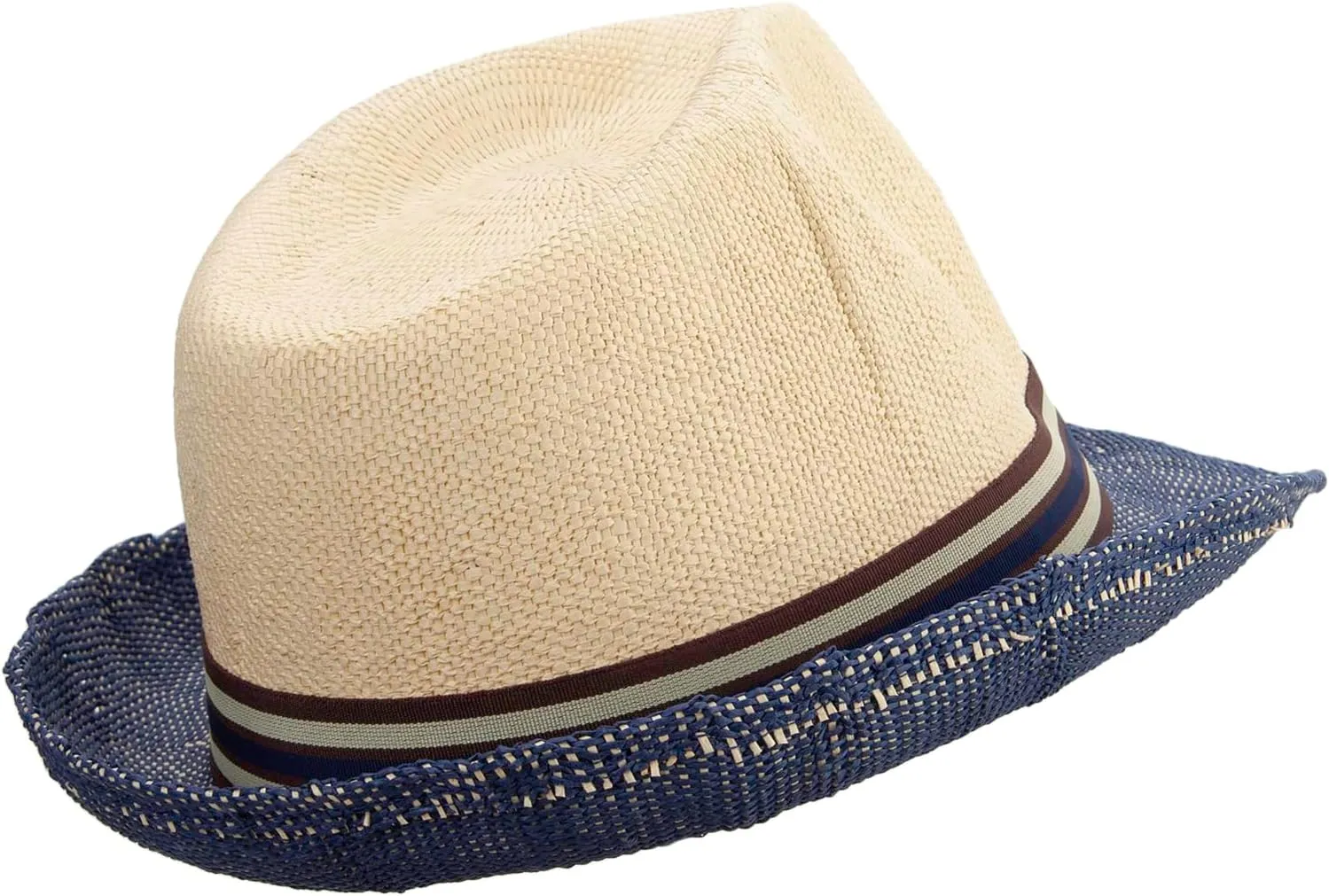 Jeanne Simmons Men's Multi-Striped Ribbon Fedora Hat