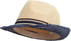 Jeanne Simmons Men's Multi-Striped Ribbon Fedora Hat