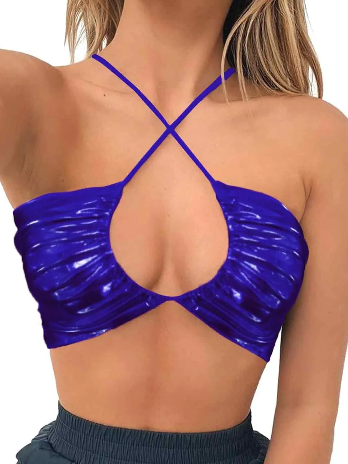 krtwrnt Womens Festival Outfits Rave Crop Top