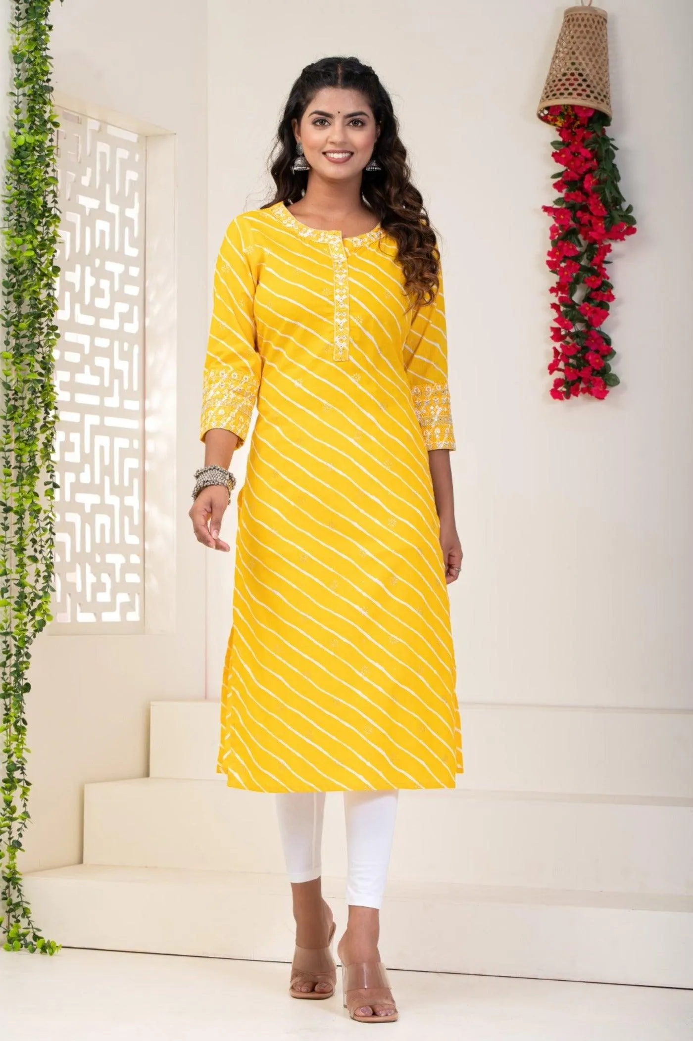 Lahriya Pink Kurtis