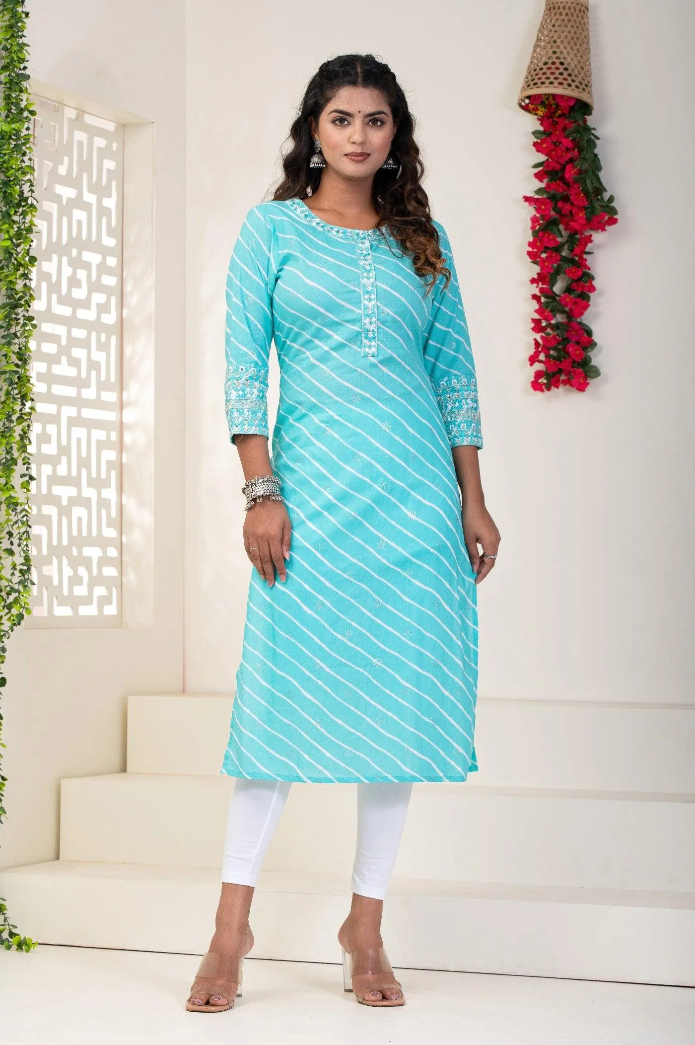 Lahriya Pink Kurtis