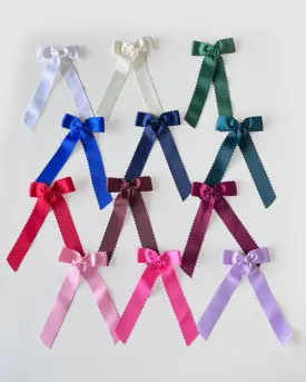 Long Tail Scalloped Bows
