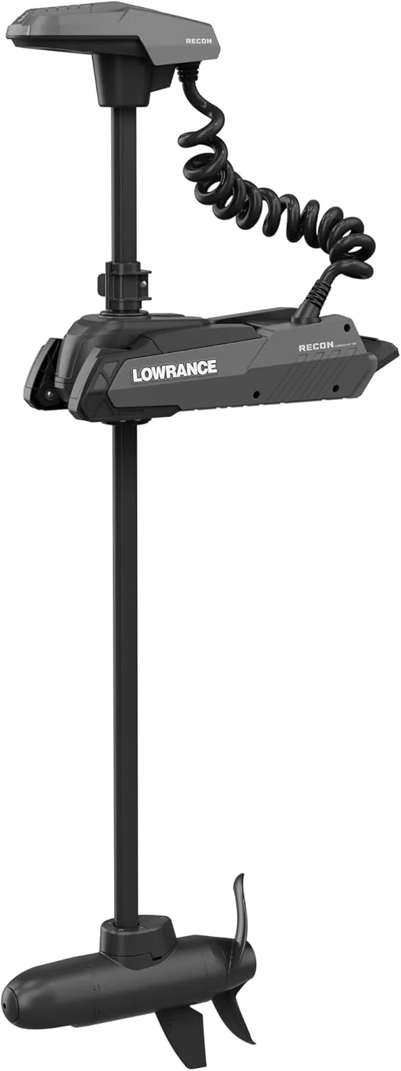 Lowrance Recon Freshwater 54 Trolling Motor with FreeSteer Joystick Remote, Wireless Foot Pedal, HDI Nosecone