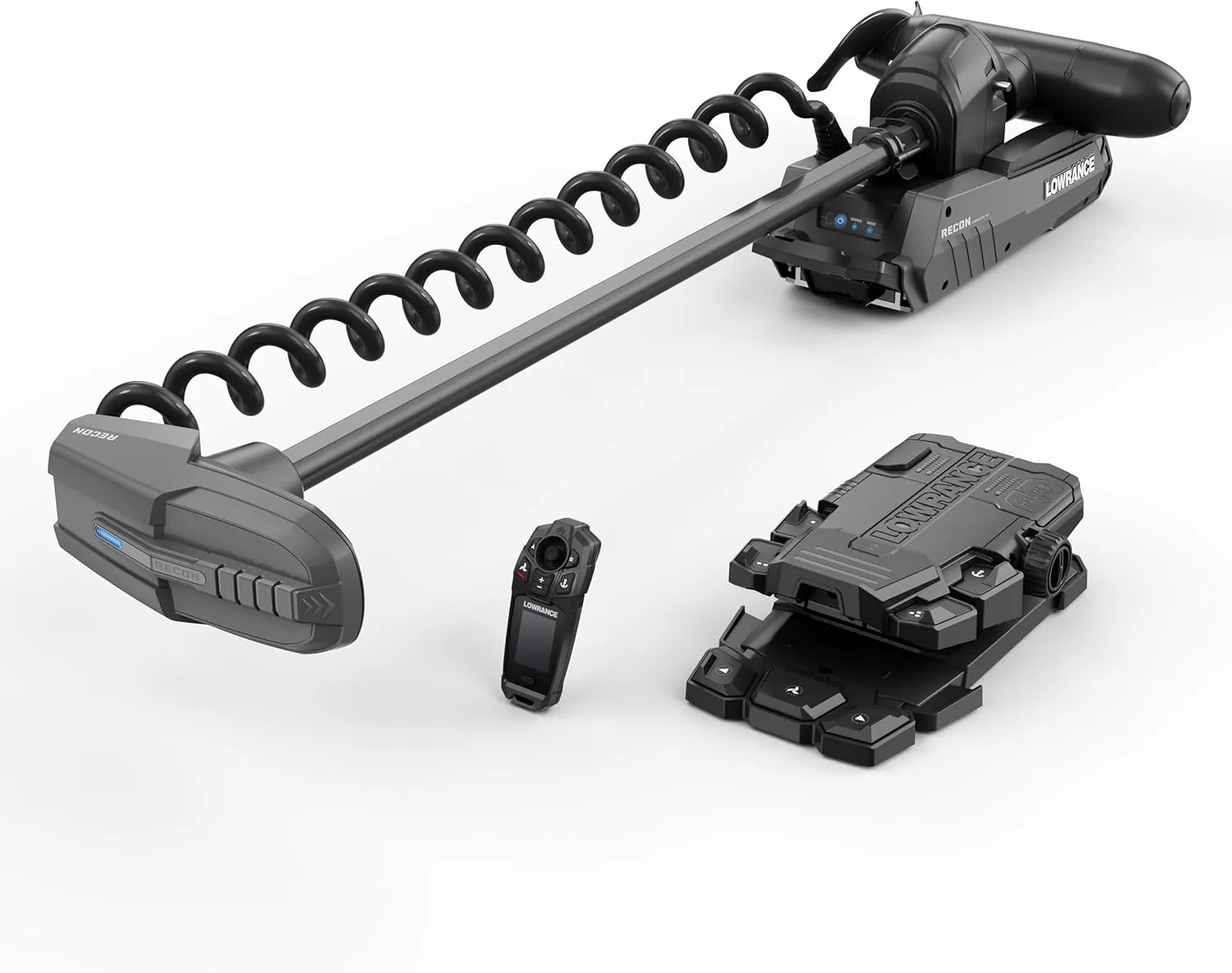 Lowrance Recon Freshwater 54 Trolling Motor with FreeSteer Joystick Remote, Wireless Foot Pedal, HDI Nosecone