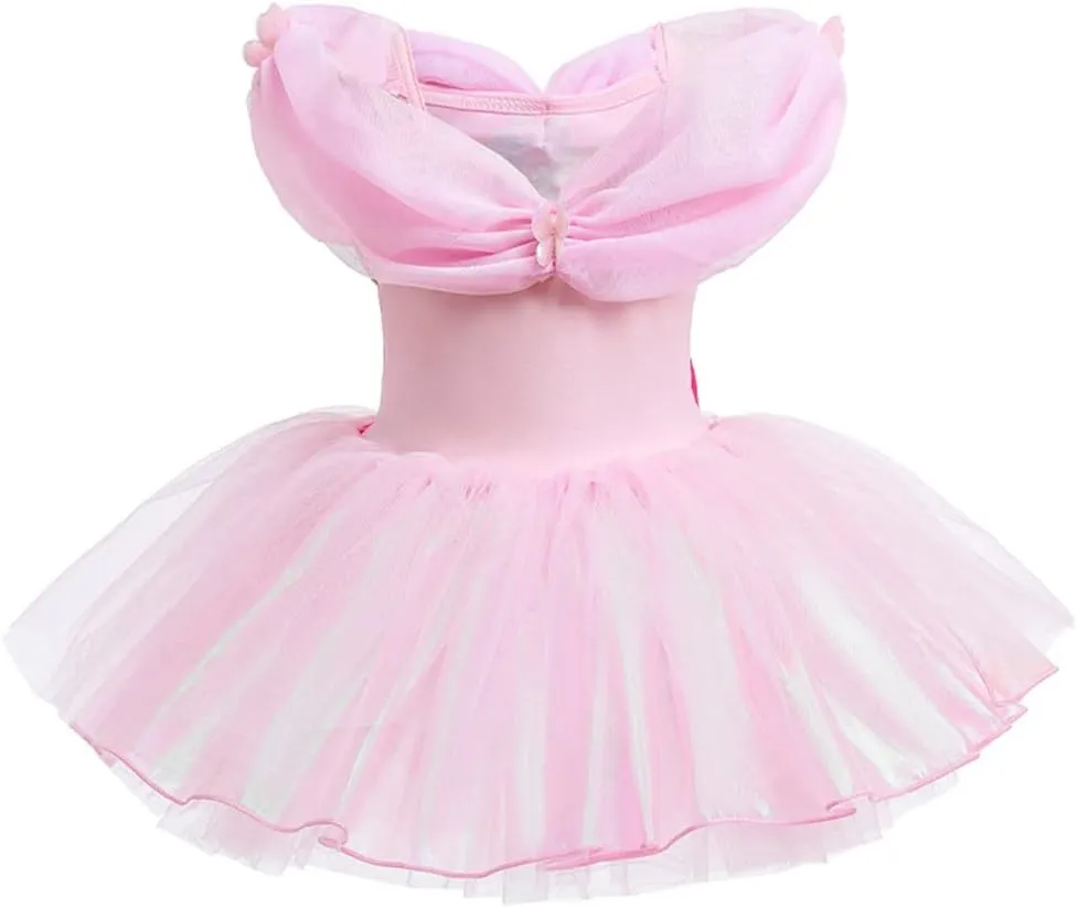 MYRISAM Princess Leotards for Girls Ballet Dance Tutu Skirted Ballerina Dress Birthday Fancy Party Halloween Costumes