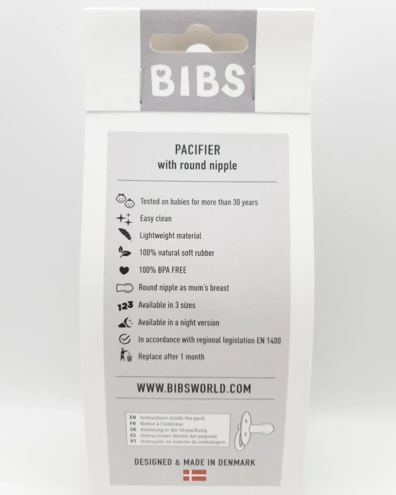 Nibbling Bibs Twin Dummy Pack Size 1 in Cloud/Blush