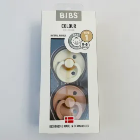 Nibbling Bibs Twin Dummy Pack Size 1 Ivory/Blush